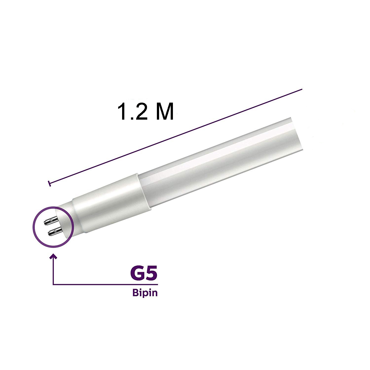 T5 LED Tube Glass 16 W 1.2 M
