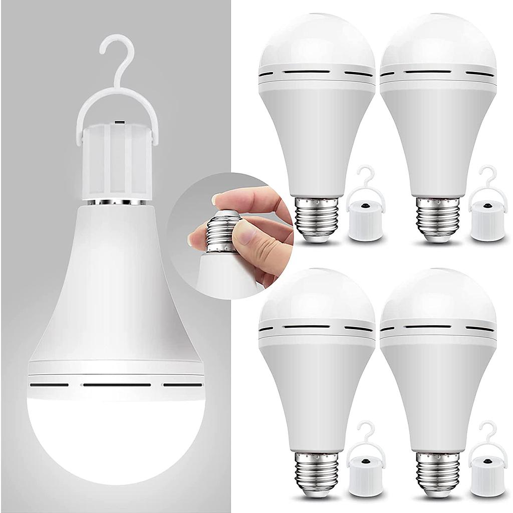 Bulb light 9 W E27 emergency lamp rechargeable 1200 mAh