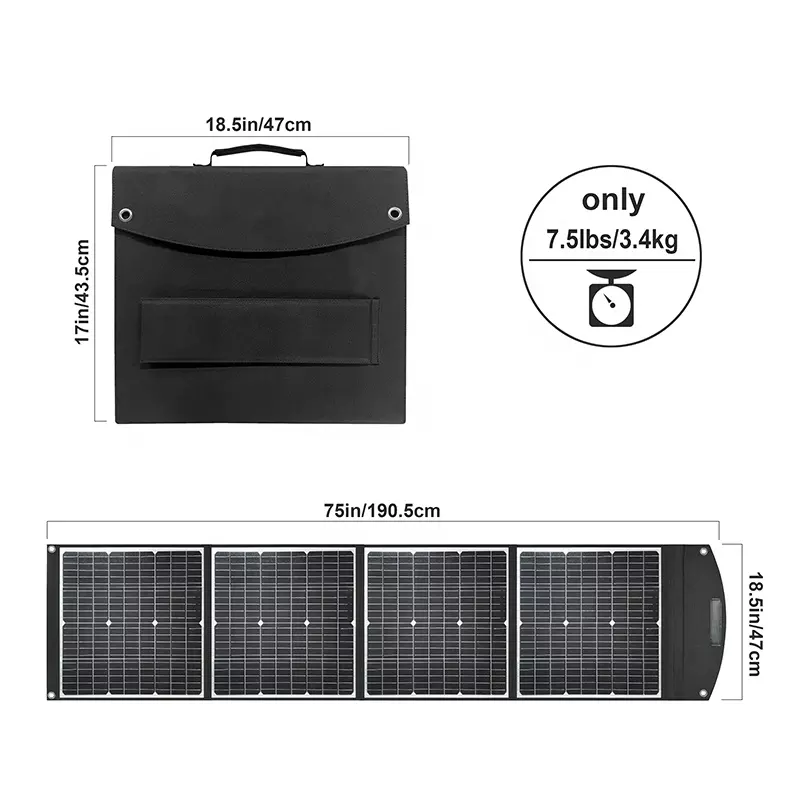 Solar Panel flexible 100W 18Vol. 5.56A