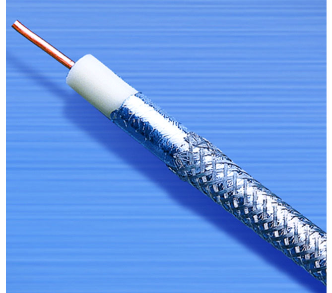 RG-6  White Coaxial cable